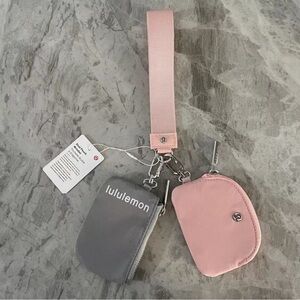 Brand new with tags Lululemon dual pouch keychain
